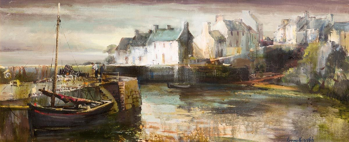 Kenneth Webb, Roundstone Harbour at Morgan O'Driscoll Art Auctions
