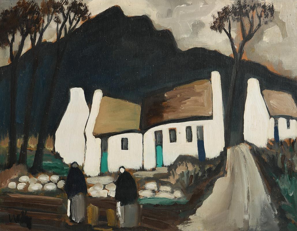 Markey Robinson, Shawlies at the Village at Morgan O'Driscoll Art Auctions