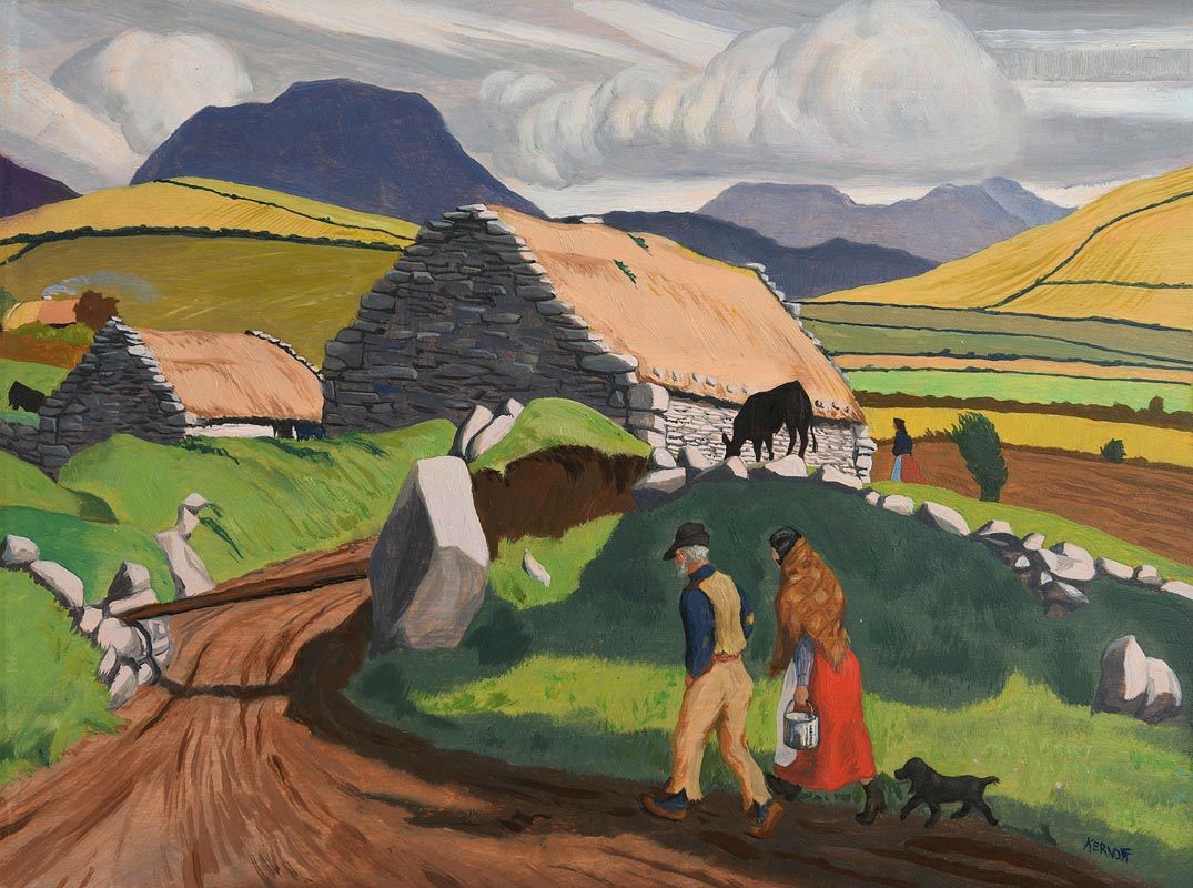 Harry Aaron Kernoff, The Twelve Pins, Renvyle, Connemara at Morgan O'Driscoll Art Auctions