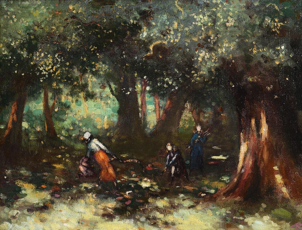 George William Russell, Children in the Woods at Morgan O'Driscoll Art Auctions