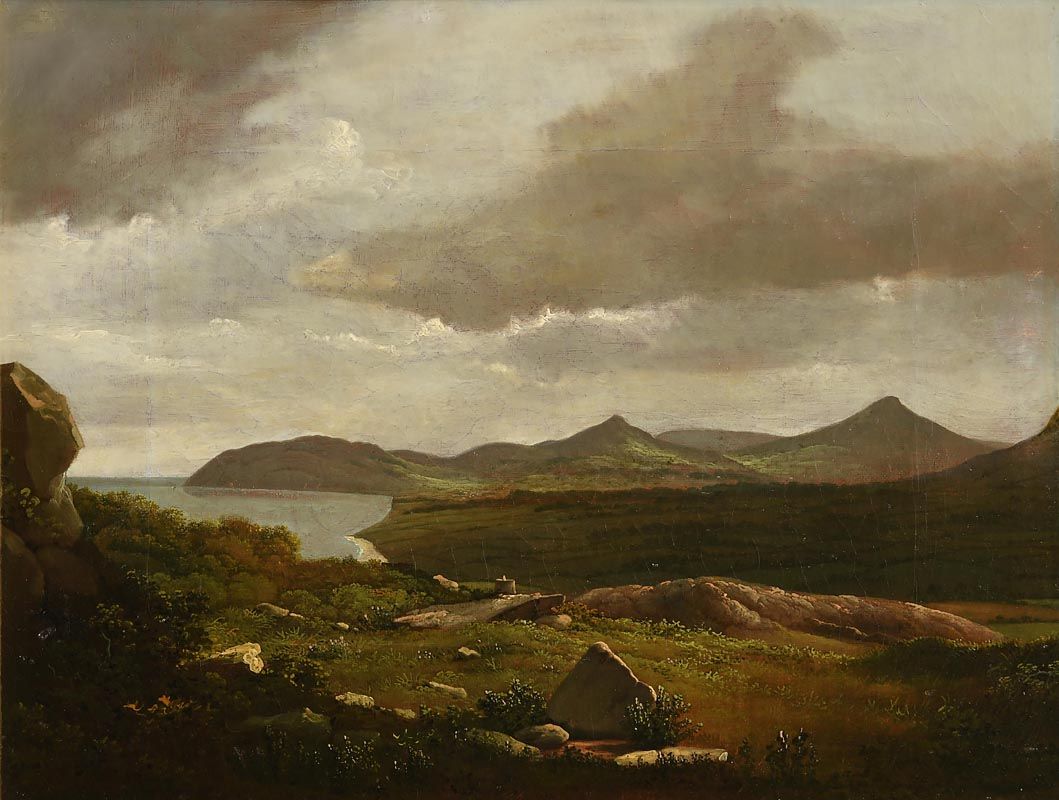 James Arthur O'Connor, View from Killiney Looking to Bray at Morgan O'Driscoll Art Auctions