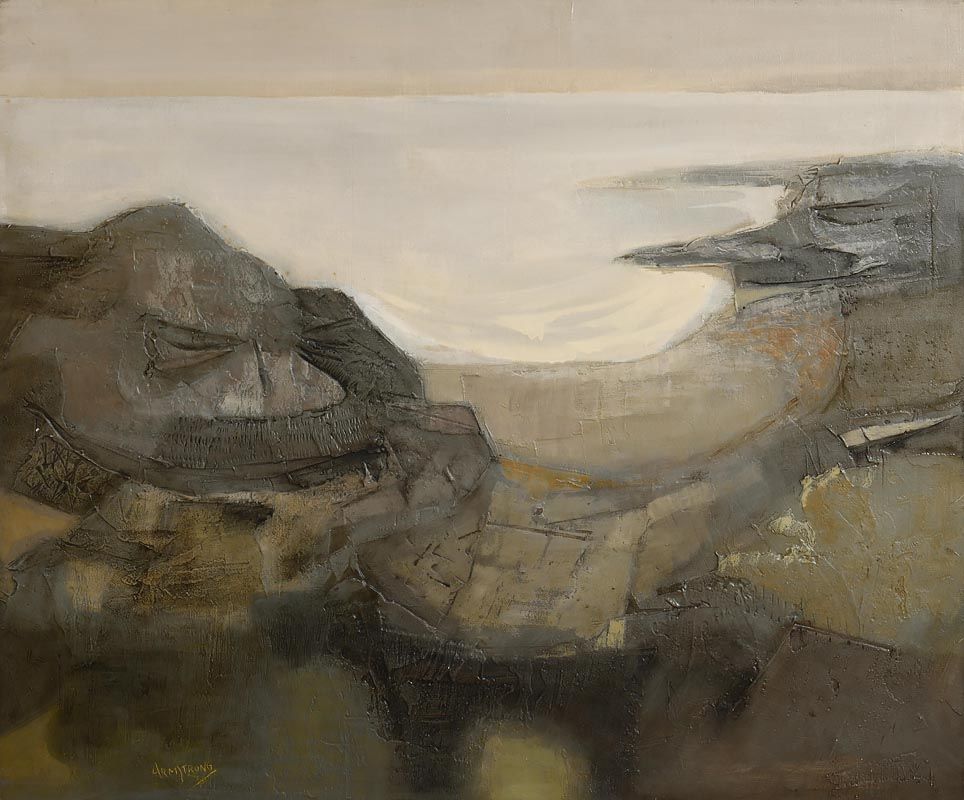 Arthur Armstrong, Grey Landscape at Morgan O'Driscoll Art Auctions