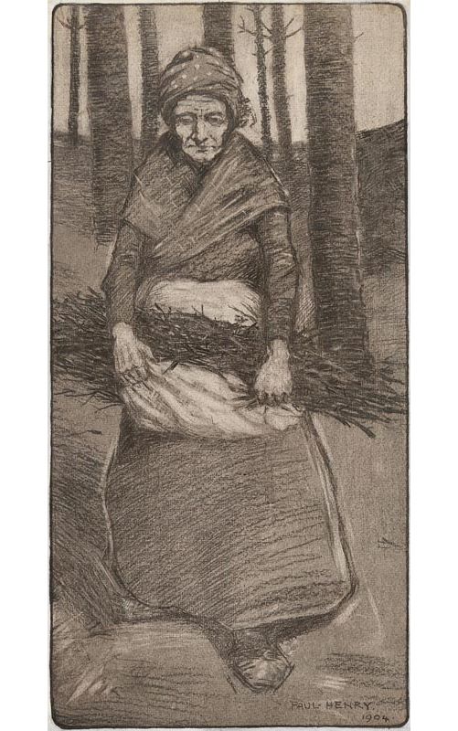 Paul Henry, Woman with Fagots (1904) at Morgan O'Driscoll Art Auctions