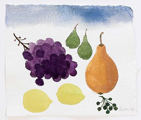 Mary Fedden RA (b.1915), Still Life with Grapes at Morgan O'Driscoll Art Auctions