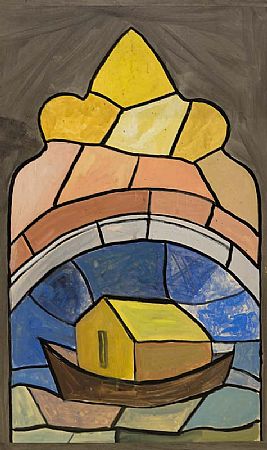 Evie Hone HRHA (1894-1955), Nona's Arch (Study for Stained Glass Window) at Morgan O'Driscoll Art Auctions