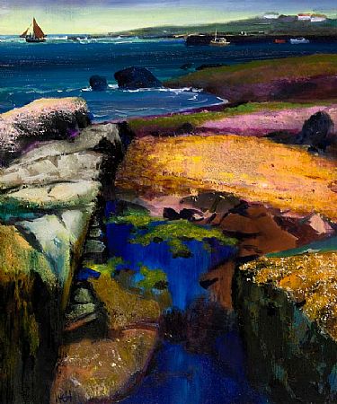 Kenneth Webb RWA FRSA RUA (b.1927), Distant Sail at Morgan O'Driscoll Art Auctions