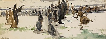 Maurice MacGonegal PPRHA (1900-1979), The Gathering at Morgan O'Driscoll Art Auctions