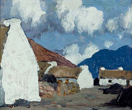 Paul Henry RHA (1876-1958), A Western Village, 1928 at Morgan O'Driscoll Art Auctions