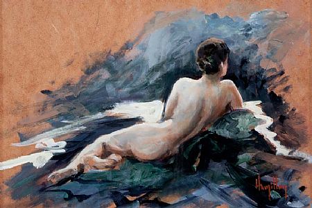 Ken Hamilton (b.1956), Reclining Nude at Morgan O'Driscoll Art Auctions