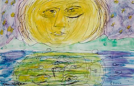 Gerard Dillon RHA RUA (1916-1971), Yellow Moon Man at Morgan O'Driscoll Art Auctions