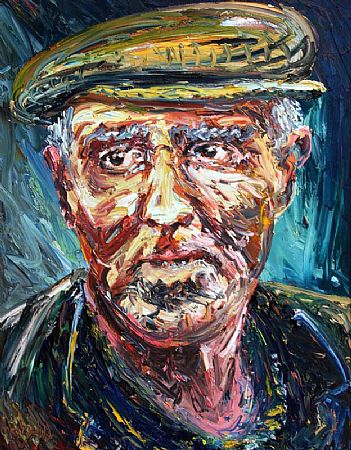 Liam O'Neill (b.1954), Man from Blasket Island at Morgan O'Driscoll Art Auctions
