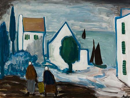 Markey Robinson (1918-1999), Going to Mass at Morgan O'Driscoll Art Auctions