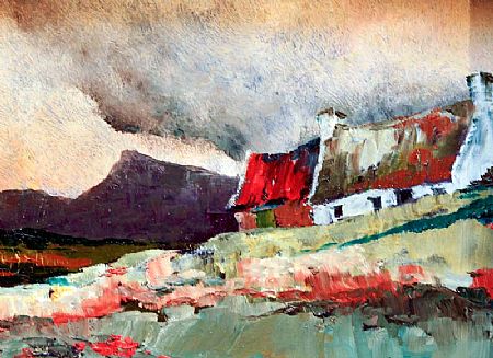 Val Byrne (20th/21st Century), Storm Over Muckish, Co. Donegal at Morgan O'Driscoll Art Auctions