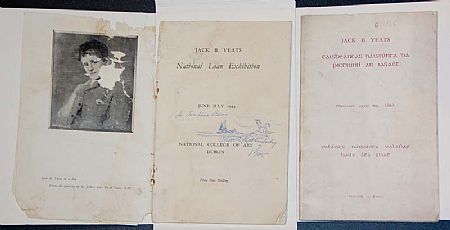 Jack Butler Yeats RHA (1871-1957), Catalogue with Original Light Ink Sketch at Morgan O'Driscoll Art Auctions