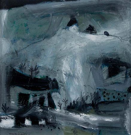 Padraig MacMiadhachain RWA (b.1929), Storm in the Valley, near Saul, Co. Down at Morgan O'Driscoll Art Auctions