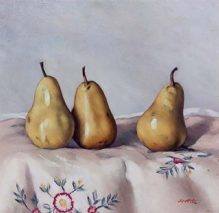 Therese McAllister (20th/21st Century), Three Pears at Morgan O'Driscoll Art Auctions