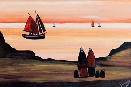 J.P. Rooney (b.1947), Sunset at Morgan O'Driscoll Art Auctions