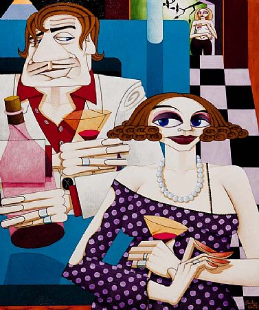 Jonathan Knuttel (20th/21st Century), acrylic on canvas at Morgan O'Driscoll Art Auctions