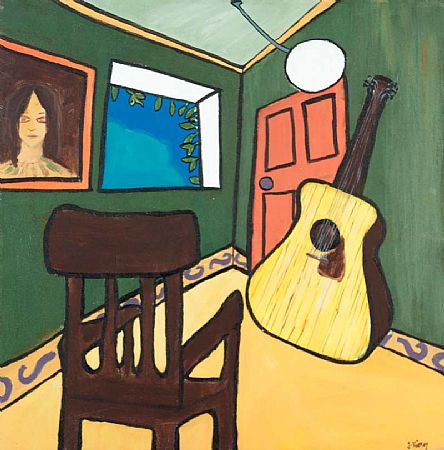 Joby Hickey (20th/21st Century), Yellow Guitar at Morgan O'Driscoll Art Auctions