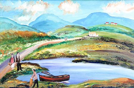 Jimmy Bingham (1925-2009), At the Lake at Morgan O'Driscoll Art Auctions