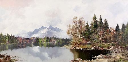 Ludwig Schmid (1915-1998), Bavarian Lakeland Scene at Morgan O'Driscoll Art Auctions