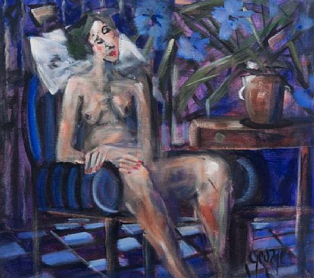 George Dunne (20th/21st Century), Seated Nude at Morgan O'Driscoll Art Auctions