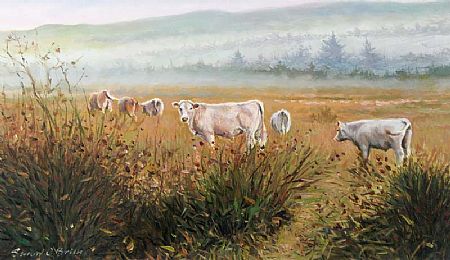 Senan O'Brien (20th/21st Century), Cattle Grazing at Morgan O'Driscoll Art Auctions