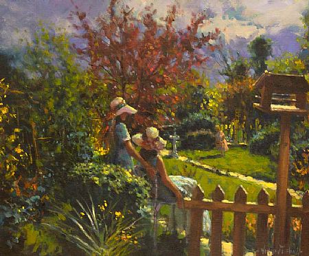 Norman Teeling (b.1944), Summer Garden at Morgan O'Driscoll Art Auctions