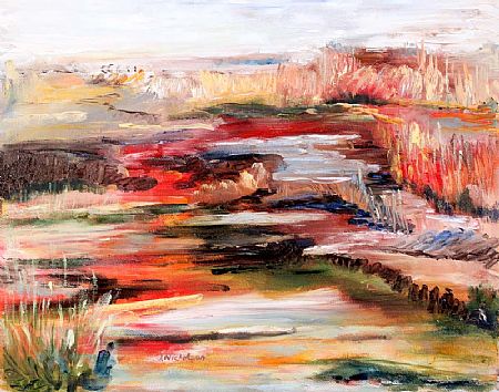 Joan Elizabeth Nicholson (20th/21st Century), The Bog in Autumn at Morgan O'Driscoll Art Auctions