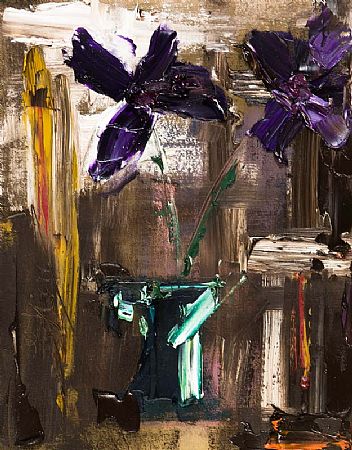 Purple Flowers at Morgan O'Driscoll Art Auctions