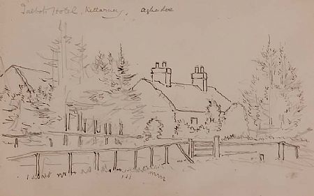 Alexander Williams RHA (1846-1930), Talbot's Hotel, Aghadoe, Killarney at Morgan O'Driscoll Art Auctions