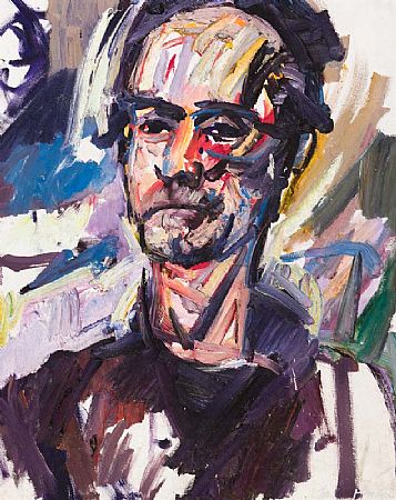 Brian McMahon (20th/21st Century), Portrait of the Poet Douglas James at Morgan O'Driscoll Art Auctions