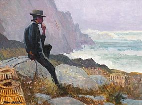 John Skelton, Waiting for the Fog to Clear, Dunquin, Co. Kerry at Morgan O'Driscoll Art Auctions