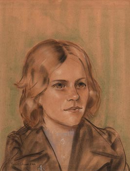 Sean O'Sullivan, Portrait of a Girl at Morgan O'Driscoll Art Auctions