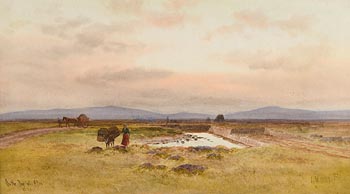 Joseph William Carey, On the Bog of Allen (1921) at Morgan O'Driscoll Art Auctions