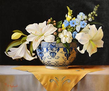 Vladimir Cherkasov, Lilies (2017) at Morgan O'Driscoll Art Auctions