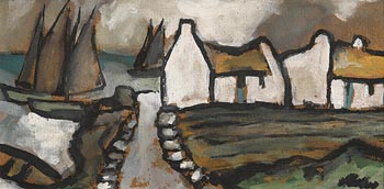 Markey Robinson, Coastal Village at Morgan O'Driscoll Art Auctions