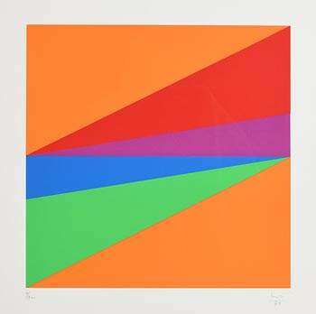 Bill Max, Geometric Composition (1973) at Morgan O'Driscoll Art Auctions