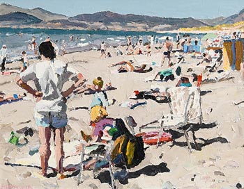 Stephen Cullen, Rossbeigh Beach at Morgan O'Driscoll Art Auctions