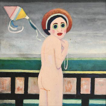Jack Donovan, Flying her Kite (1999) at Morgan O'Driscoll Art Auctions