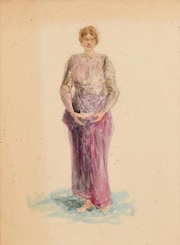 John Butler Yeats, Portrait of a Young Lady at Morgan O'Driscoll Art Auctions