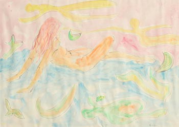 Gerard Dillon, Nude on the Beach at Morgan O'Driscoll Art Auctions
