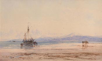 James Webb, A Coastal Scene at Sunset at Morgan O'Driscoll Art Auctions