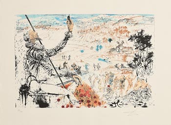 Salvador Dali, The Golden Age of Don Quixote at Morgan O'Driscoll Art Auctions
