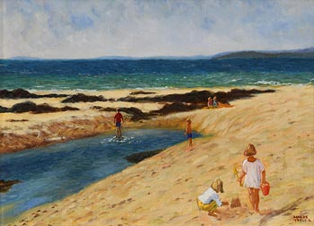 Maeve Taylor, Summer, Coral Strand, Ballyconeely at Morgan O'Driscoll Art Auctions