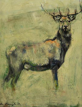 Con Campbell, Red Deer (2017) at Morgan O'Driscoll Art Auctions
