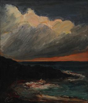 Peter Collis RHA (1929-2012), Sea, Dublin Bay at Morgan O'Driscoll Art Auctions