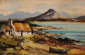 Kenneth Webb RWA FRSA RUA (b.1927), Mount Cashel from Errelough, Rundstone at Morgan O'Driscoll Art Auctions