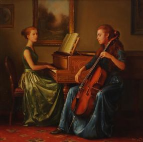 Alexander Utkin (20th/21st Century) Russian, Sisters in Harmony at Morgan O'Driscoll Art Auctions