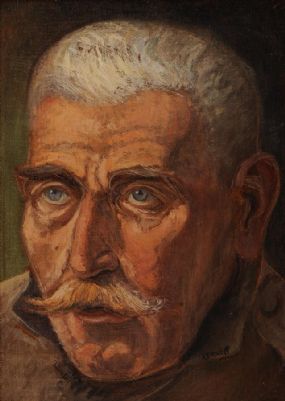 Harry Kernoff RHA (1900-1974), Ukraine Farm Worker at Morgan O'Driscoll Art Auctions